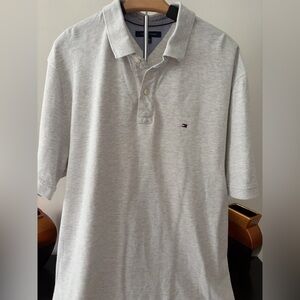 Tommy Hilfiger Light Gray Polo Shirt for Men
